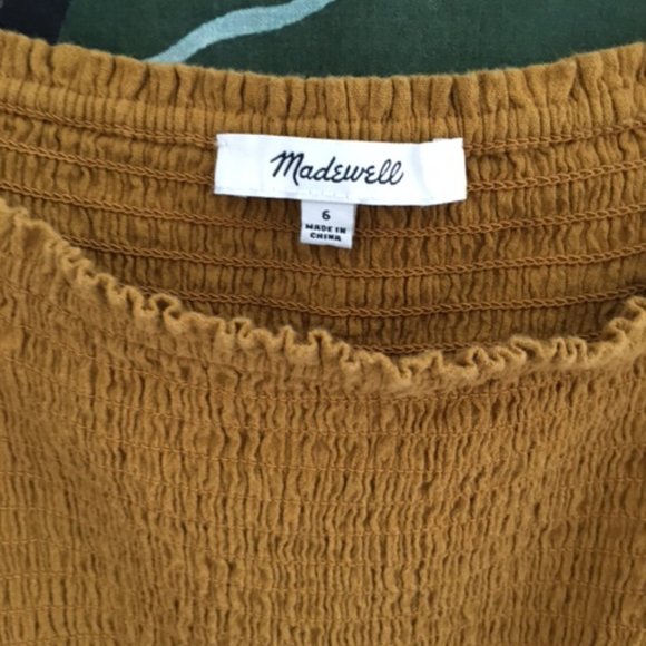 MADEWELL SMOCKED TOP - Picture 3 of 3